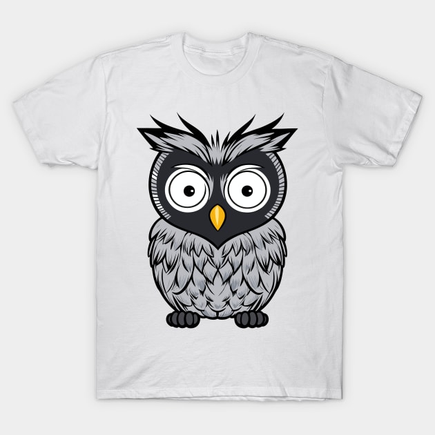 Kawai Mr. Owl 13 T-Shirt by Orange-C